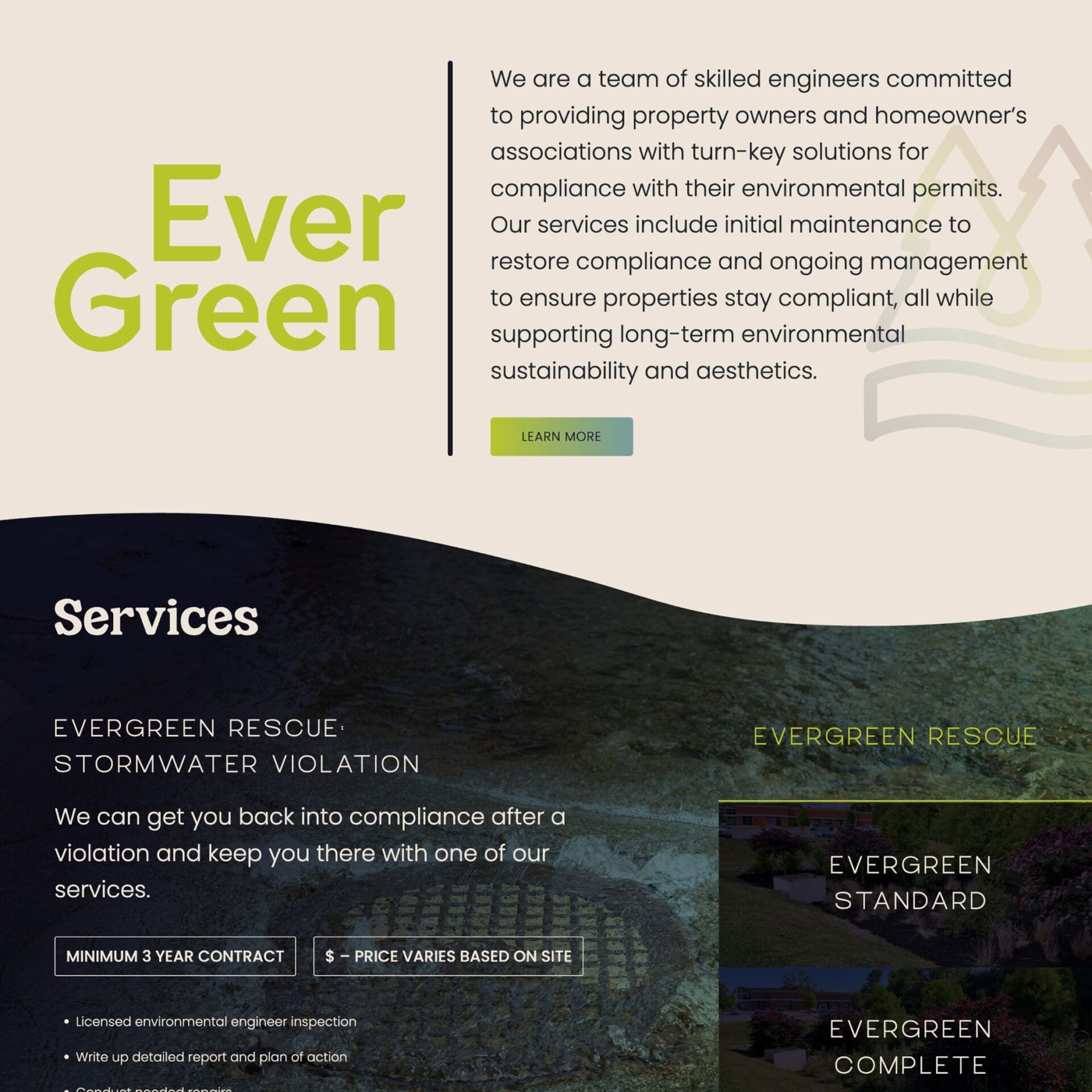 Chattanooga Website Design: EverGreen Infrastructure