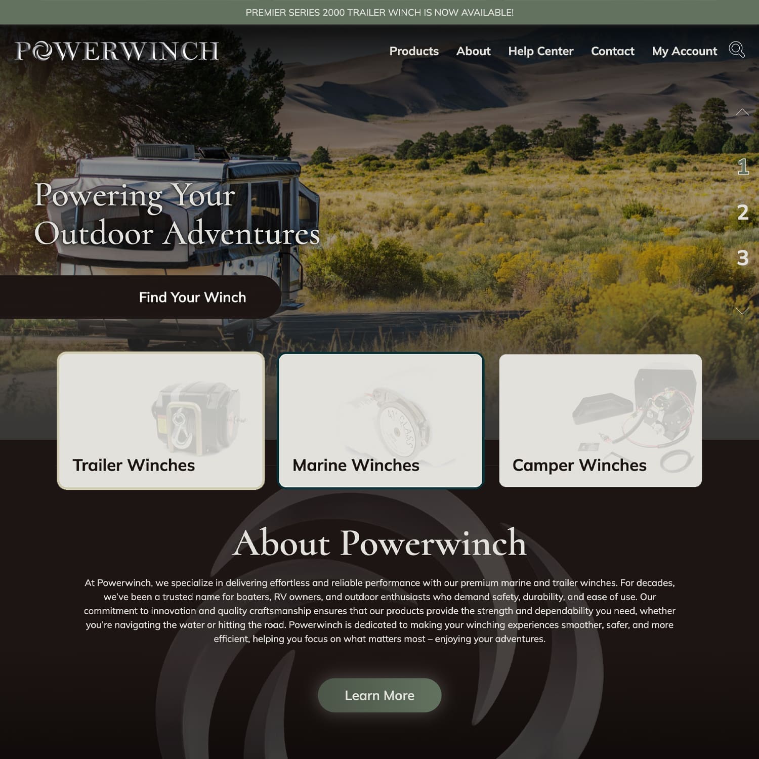 Chattanooga Website Design : Powerwinch
