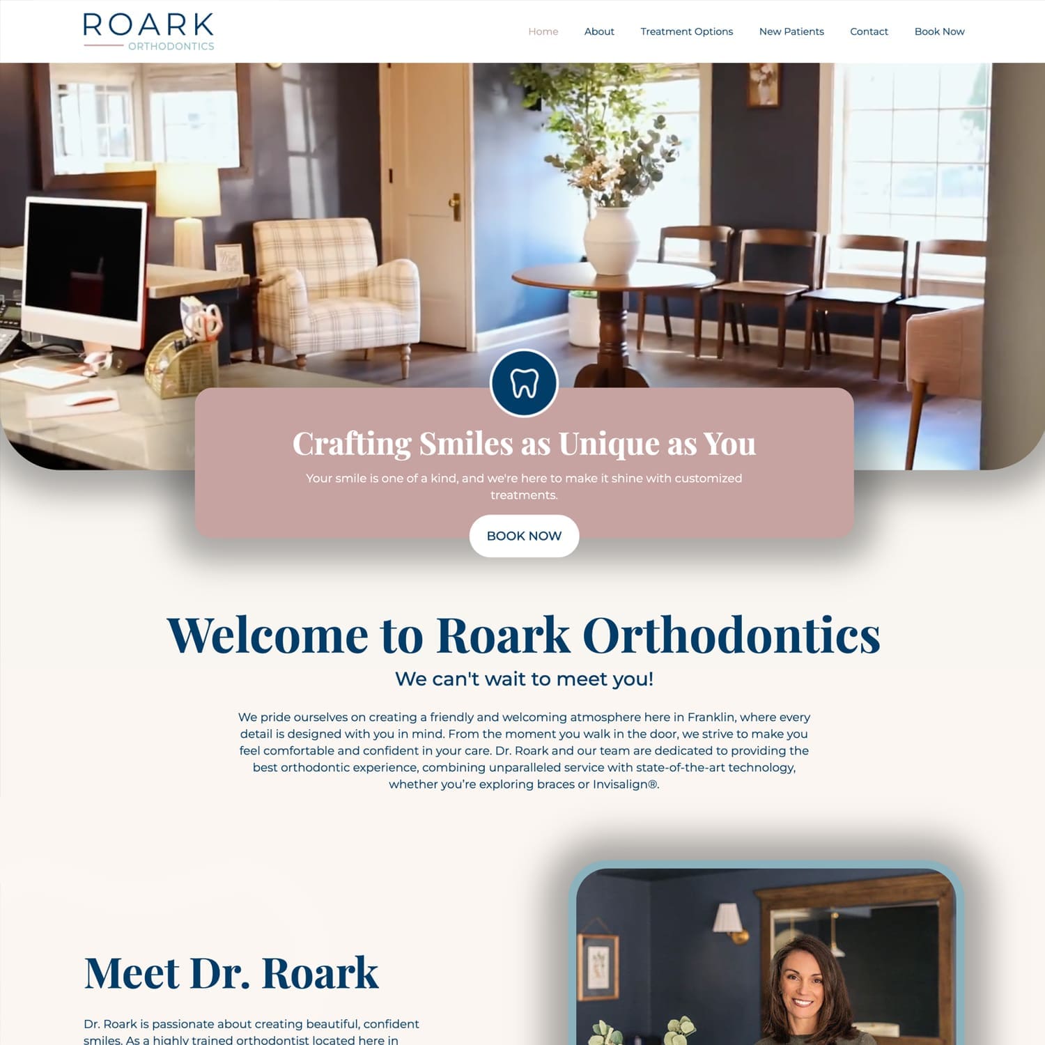 Chattanooga Website Design : Roark Orthodontics