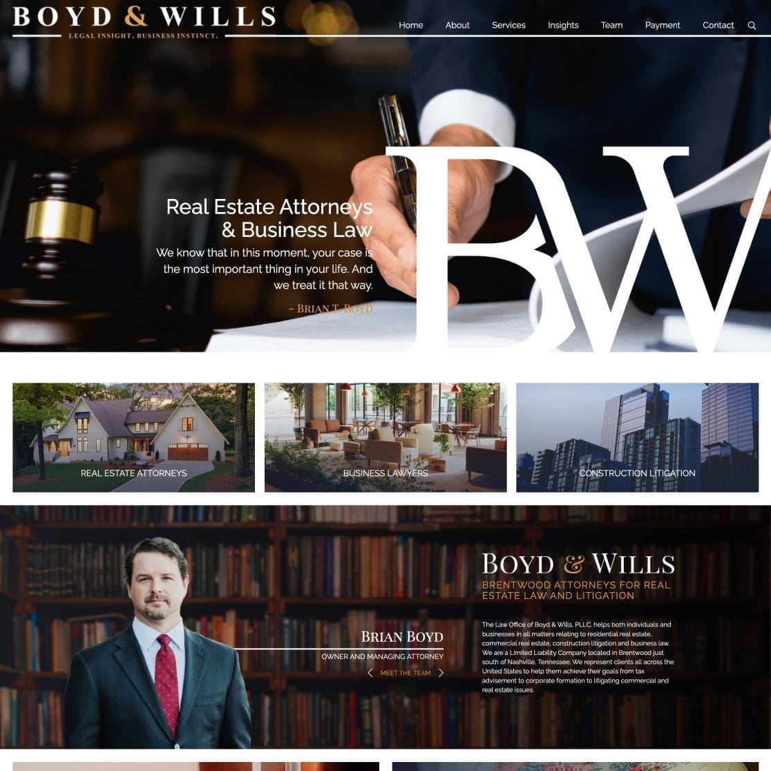 boyd & wills website design in louisville